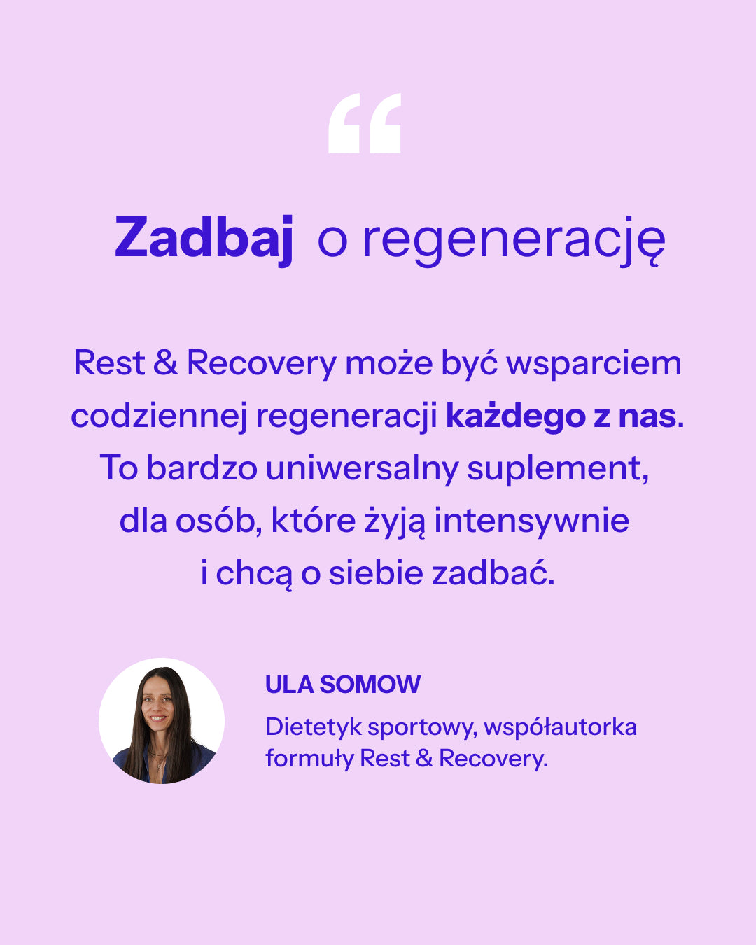 Rest & Recovery