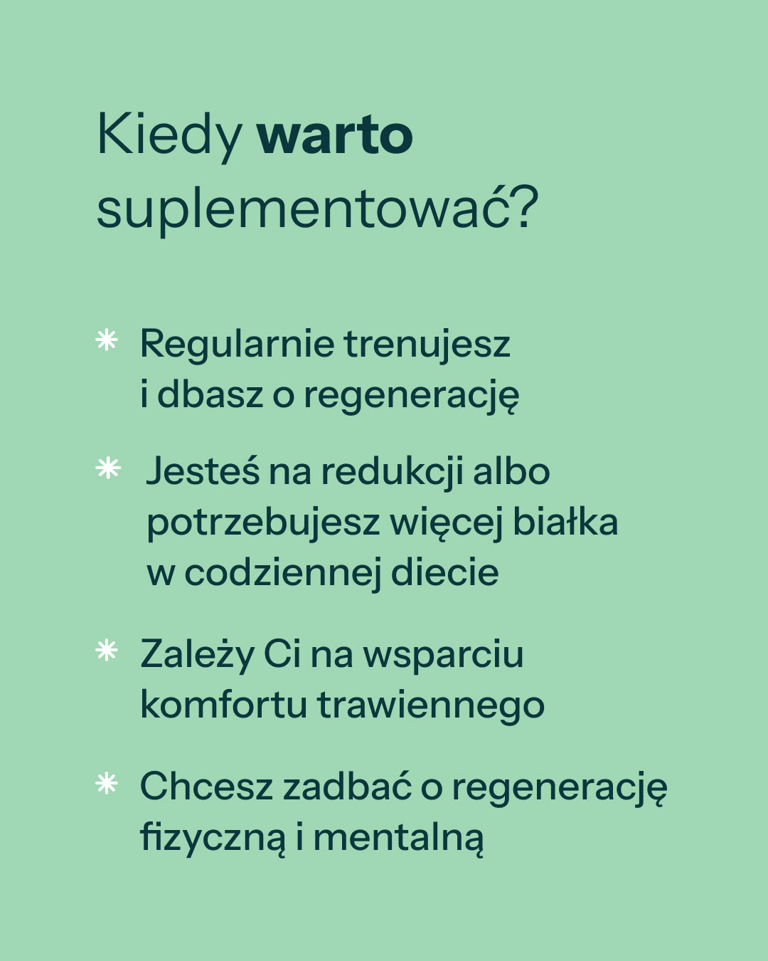 Zestaw: Odżywienie i Regeneracja