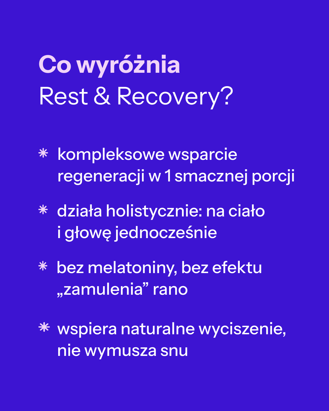 Rest & Recovery